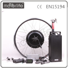 MOTORLIFE / OEM ROHS pase el kit eléctrico de la bicicleta de 48v 1500w con la batería lifepo4 de 48v 20ah